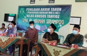 Ujian Hafalan Kelas Tahfidz SMA Melampaui Target! Ujian Hafalan Kls IPA Tahfidz