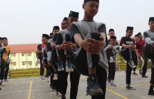 Osis Gelar Senam Kebugaran, Uapaya Penguatan Jasmani