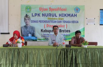 Kunjungan dinas ketenagakerjaan kab brebes