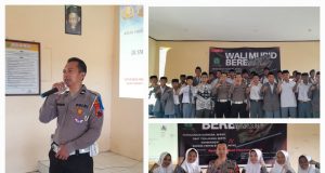 Wali Murid Berbagi bersama POLRI Polsek Tegal Kota dengan tema Pencegahan Narkoba, Miras, Obat terlarang dan konsekuensinya serta ketertiban berlalu lintas.