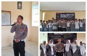 Wali Murid Berbagi bersama POLRI Polsek Tegal Kota dengan tema Pencegahan Narkoba, Miras, Obat terlarang dan konsekuensinya serta ketertiban berlalu lintas.